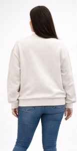 Sweat-shirt oversize pour femme à col montant |   Pull en polaire premium pour l'hiver |   Logo personnalisé avec support de conception gratuit |   Marque privée OEM - Product Image 6