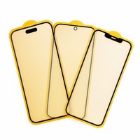 Protection d'écran en verre trempé 9H à colle intégrale pour iPhone 16 15 14 13 12 11 Series – Vente en gros directe usine OEM
