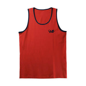 เสื้อกล้ามออกกำลังกายผู้ชาย ผ้าโพลีเอสเตอร์/คอตตอน ระบายอากาศได้ดี เป็นมิตรกับสิ่งแวดล้อม ผลิตในประเทศปากีสถาน - Product Image 1