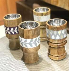 Quemador de incienso de madera alto hecho a mano Color marrón Quemadores de alta calidad Oud Bakhoor - Product Image 1