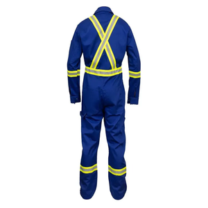 Vêtements de travail industriels unisexes, respirants, durables, en Oxford renforcé, haute visibilité, résistants au feu, en polyester, veste et pantalon - Product Image 2