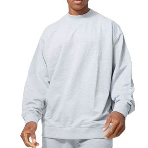 Sweat-shirt d'hiver épais et lourd en molleton 100 % coton de haute qualité, surdimensionné, imprimé et brodé, style vintage, personnalisé 2026 - Product Image 2