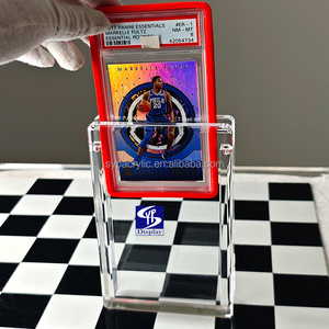 SYP 10mm Étui de protection en acrylique transparent pour cartes <span class=keywords><strong>Pokémon</strong></span> classées, avec coins arrondis, pour cartes classées PSAED, avec support magnétique - Product Image 6