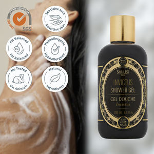 Gel de ducha premium hecho a mano para hombres Invictus con aceites naturales, producción ecológica de la UE para venta al por mayor y marca privada. - Product Image 2