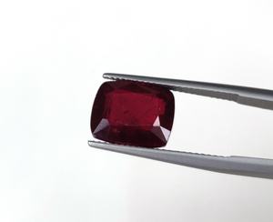 Cojín de calidad comercial Natural de 7x10 MM, piedra preciosa suelta de rubí africano rojo sangre tratada con calor para collar o pulsera - Product Image 5