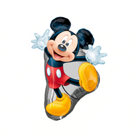 Ballon en aluminium Mickey Mouse pour fête, 78x55cm, imprimé offset 4 couleurs, décoration d'anniversaire pour enfants, lot de 2 pièces