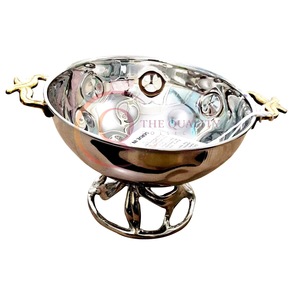 Cuenco Decorativo de Acero Inoxidable para Servir Dátiles en Fiestas, Duradero y Apto para Lavavajillas, de la Mejor Calidad - Product Image 1