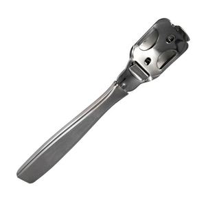 Dissolvant de callosités M/O lime à pied en acier inoxydable outils de soin des pieds à la main dissolvant de peau sèche dure pour les pieds disponibles en argent - Product Image 4