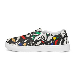 Orisun VI da donna espadrillas in tela Slip-On morbida imbottitura in gomma EVA soletta Oxford per camminare per l'estate autunno inverno - Product Image 1