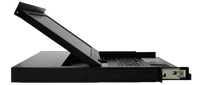 Console KVM Ethernet numérique CAT5 en rack 1U, écran TFT LED 17,3 pouces, 8/16/24/32 ports pour les installations de centres de données