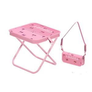 [Personalizado al por mayor] Taburete plegable con estampado <span class=keywords><strong>de</strong></span> cerezas-Portátil para acampar/pescar/eventos (diseño <span class=keywords><strong>de</strong></span> correa para el hombro + patrones personalizados) - Product Image 1
