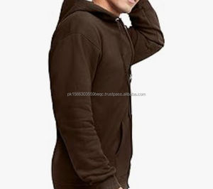 Sweats à capuche zippés pour hommes nouveauté Sweats à capuche zippés tendances respirants et décontractés pour hommes service OEM personnalisé - Product Image 4