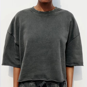 2025 dernière arrivée femmes T-Shirt à manches courtes Gym but utiliser surdimensionné tenue décontracté femmes T-Shirt - Product Image 4