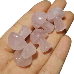 หินเห็ดโรสควอตซ์ Gua Sha ร่างกายธรรมชาติขูดนวดเครื่องมือใบหน้าธรรมชาติพลอยเห็ดขายส่งหิน - Product Image 3
