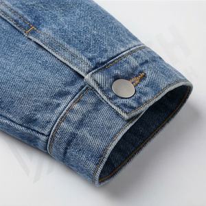 Vestes en jean matelassées en coton tricoté respirant pour femmes grande taille de qualité supérieure, élégantes, tendance, couleur personnalisée - Product Image 6