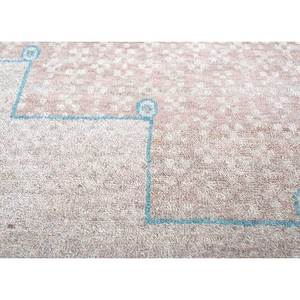 Alfombra Manchaha de Lana y Seda Anudada a Mano, Color Marfil, Diseño Abstracto, Alfombra Rectangular para Sala de Estar, Pasillo o Dormitorio, Modelo Puzzle-Lub-43 - Product Image 3