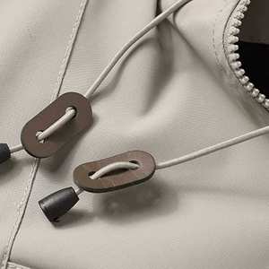 Veste d'hiver avec patchs personnalisés de haute qualité pour hommes coupe-vent à col montant pour la randonnée - Product Image 6