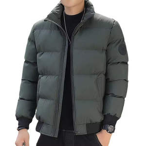 Chaqueta acolchada personalizada de alta calidad para hombre, abrigo de invierno brillante a la moda promocional con estilo informal con capucha - Product Image 3