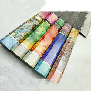 Juego de Cuchillos de Chef Profesionales Burraq de 3 Piezas, Hechos a Mano en Acero al Carbono, Mango de Madera, Ambidiestros, Ecológicos, Aptos para Lavavajillas - Product Image 3