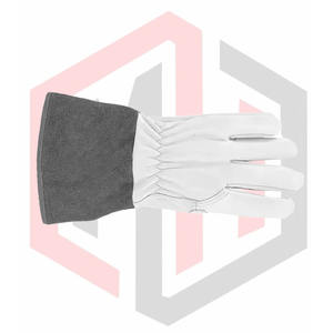 Guantes de cuero resistentes al calor con protección extendida para la muñeca, guantes de soldadura TIG MIG - Product Image 5