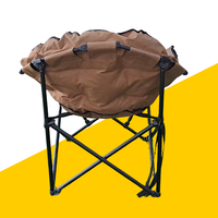 Chaise de relaxation pliante en acier inoxydable CC10 à la mode Design moderne coussin doux pour les pique-niques en famille en plein air jardin Camping
