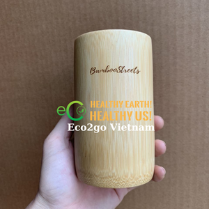 PORTE-GOBELET EN BAMBOU BIOLOGIQUE 100%/TASSE À THÉ EN BAMBOU/LOGO DE TASSE À CAFÉ EN BAMBOU PERSONNALISÉ DE ECO2GO VIET NA, - Product Image 5