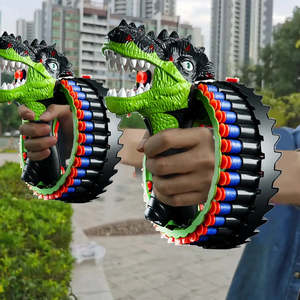 Electric Children's Ball Pistol Toy Soft EVA Plastic Wood Materials <b>Water</b> <b>Bullet</b> Outdoor Usage Educational Shooting Game - Product Image 2