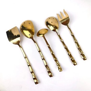 Stainless Steel Flatware <b>Used</b> In Kitchen Table Cafe Home Use Silver Color Plated Cutlery 3 Different Design Handle Set of 3 - Product Image 3