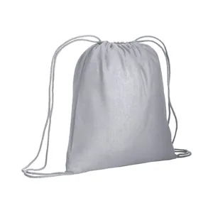 Zaino sportivo personalizzato in cotone con coulisse e gadget promozionali - Product Image 2