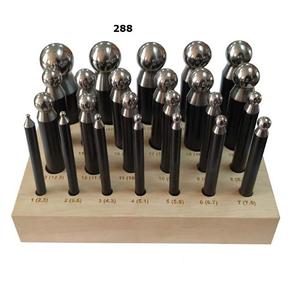 Poinçon à dapping (lot de 36) sur support en bois, outils de bijoutier - Product Image 3