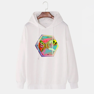 2025 Sudadera con capucha de algodón de alta calidad del fabricante para hombre Sudadera CON CAPUCHA DE MODA impresa digital personalizada con logotipo frontal de patrón DIY - Product Image 3