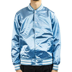 Casual invierno Varsity chaqueta cuello mandarín bolsillo ligero Chenille bordado personalizado Letterman diseño 100% poliéster de talla grande - Product Image 1