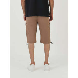 ROBIJN <b>High</b> Street Fashion Shorts Unique Regular Short Look Elastic Waist Closure XXS/<b>Knee</b> Length Canvas Polyester Fabric Logos - Product Image 5