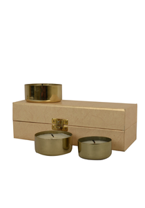 High Quality Round Shape Gold Metal Candle for Indoor and Outdoor Home Decoration - Product Image 5