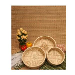 Cesta de hierba Sabai hecha a mano, artesanía rústica tradicional para organización de almacenamiento decorativo y uso doméstico sostenible - Product Image 3