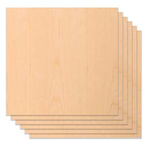 ไม้อัดเชอร์รี่หนา 3 มม. (6 ชิ้น) - Product Image 1
