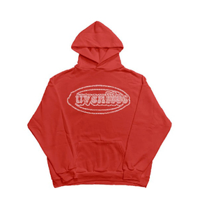 Sudaderas con capucha térmicas de rizo francés 100% algodón lavado ácido con diamantes de imitación bordado estampado de hojaldre sudaderas con capucha recortadas de gran tamaño - Product Image 5