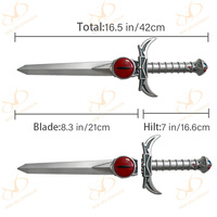 Épée d'anime, lame d'arme, accessoire de cosplay, épée tendance, 12-14 ans