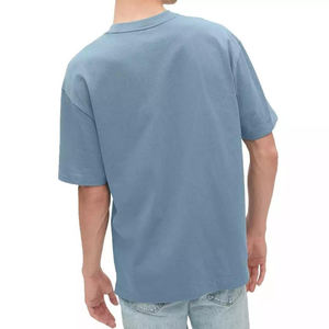 T-shirts pour hommes de haute qualité, en coton 100% lourd, surdimensionnés, imprimés et brodés, grandes tailles - Product Image 2