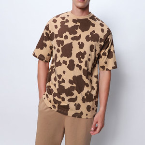 Camisetas Formales Personalizadas para Hombre, Cuello Redondo, Manga Corta, Corte Holgado, 100% Algodón, Transpirables, Venta al Por Mayor de Fábrica - Product Image 1