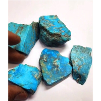 5 pièces de naturel Arizona turquoise 45mm à 51mm matériau rugueux 990 Cts Lot Iroc ventes pierres précieuses brutes de haute qualité US $139 pour tous