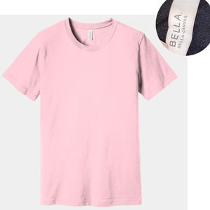 T-shirt Bella personnalisable avec motif de cloche en toile T-shirt d'affaires personnalisé avec logo solide - Product Image 1