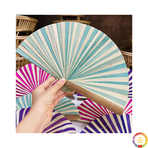 Abanico de palma de coco tejido a mano de hoja de palma de coco ideal para decoración de boda de playa artesanía de Vietnam - Product Image 3