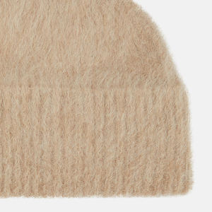 หมวกบีนนี่ผ้าขนแกะยืดหยุ่นแบบเรียบอบอุ่นสำหรับฤดูหนาวใส่2024หมวกแฟชั่นผ้าขนแกะหมวกและหมวกสไตล์ใหม่ - Product Image 4