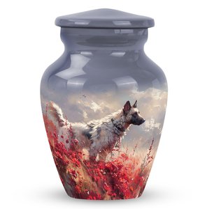 Majestuosa urna de Pastor Alemán para cenizas cremación decorativa moderna funeraria perro urna conmemorativa pérdida de mascotas - Product Image 2