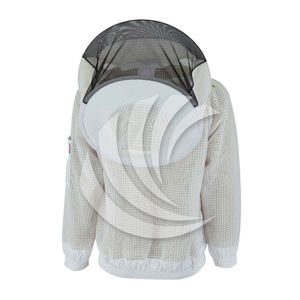 Chaqueta de apicultura ventilada de malla Chaqueta protectora de abejas apiario con velo redondo - Product Image 5