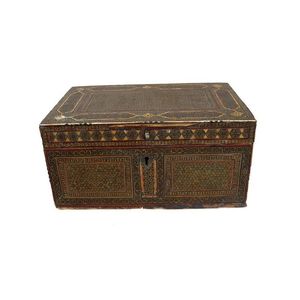 Cajas de Madera Rectangulares Hechas a Mano Sin Terminar con Tapa con Bisagras, Almacenamiento Multifuncional Ecológico para Manualidades y Joyería - Product Image 1