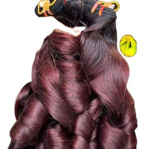 Cabello Humano Vietnamita Remy y Virgen de Textura Súper Doble y Voluminosa, de 8 a 32 Pulgadas, Marca VNHL, Trama Única, Venta al Por Mayor - Product Image 1