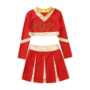 Uniforme de cheerleading pour femmes à prix de gros, service OEM, polyester respirant et à séchage rapide, logo personnalisé - Product Image 3
