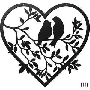 Oiseau bourdonnant coloré sur fleur décoration murale pour salon décoration murale en métal feuille Art mural œuvre moderne pour chambre - Product Image 5